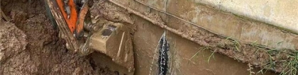 水电站储水池结构缝漏水补漏施工